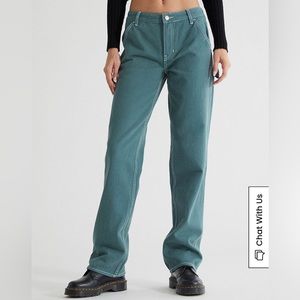 COPY - PacSun 90’s LowRise Carpenter Teal Jeans